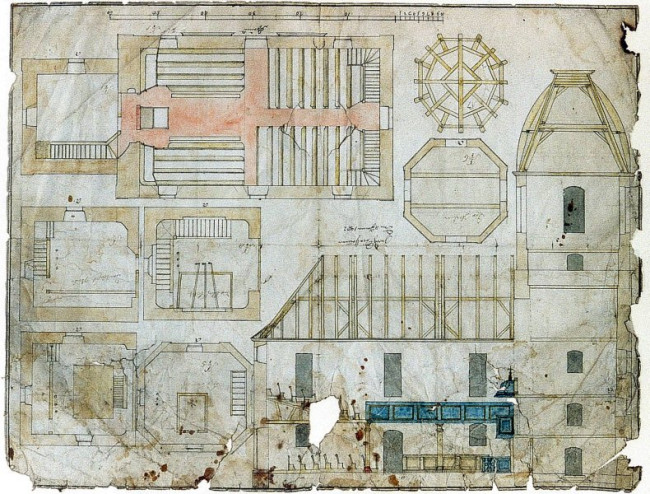 Plan von Kirche