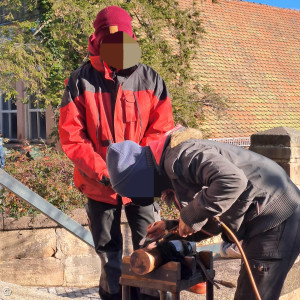 Die Zeitkapsel wird befüllt